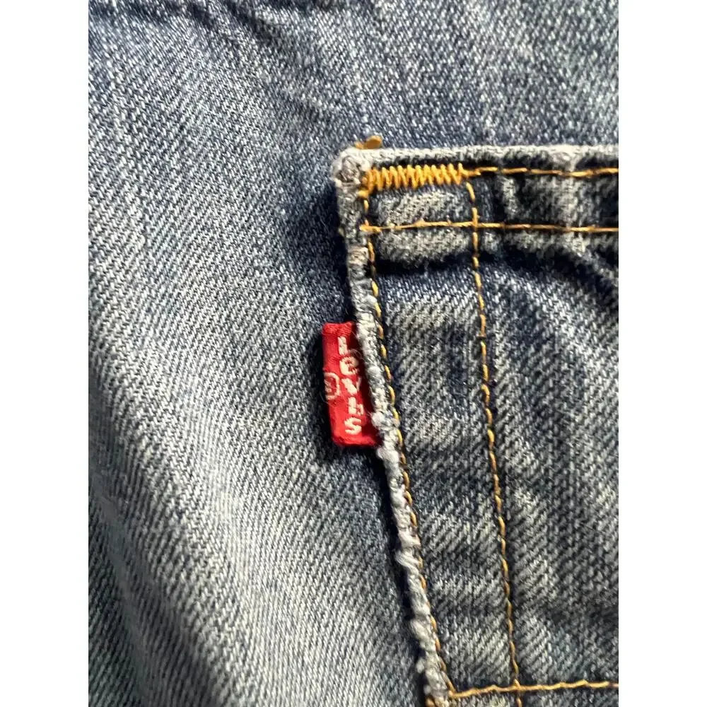 Levi's 505 Mens Distressed Denim Jeans sze 38